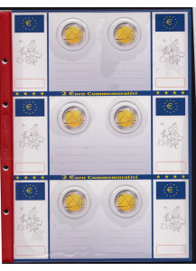 ABAFIL foglio generico + tasche per monete da 2 euro